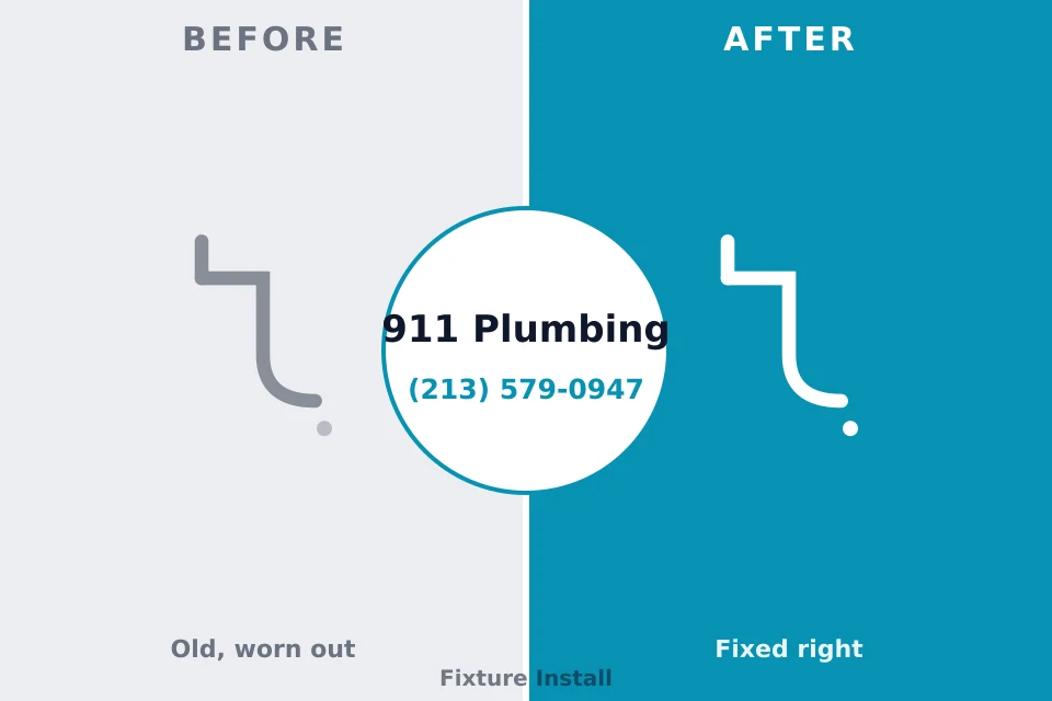 Before and after: plumbing repair Bogota, NJ